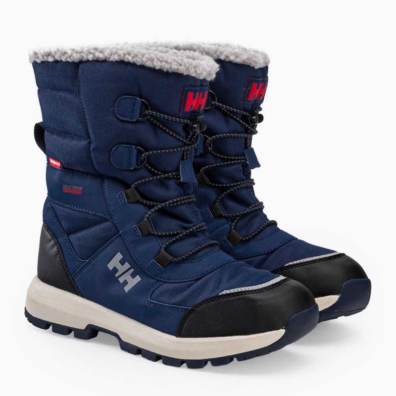 Helly Hansen Jk Silverton Boot HT oceano/grigio giallo stivali da neve per bambini 5