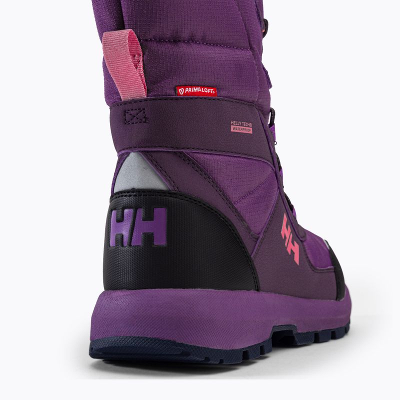 Helly Hansen Jk Silverton Boot HT uva schiacciata/ametista stivali da neve per bambini 10