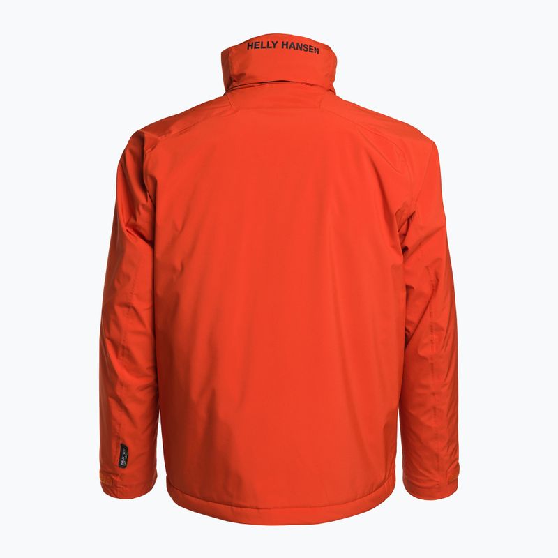 Giacca da vela da uomo Helly Hansen Hp Racing Lifaloft Hooded patrol arancione 4