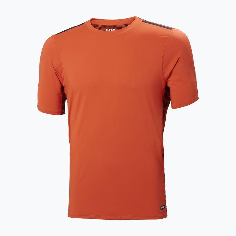 Camicia da trekking Helly Hansen Tech Trail patrol arancione da uomo 5