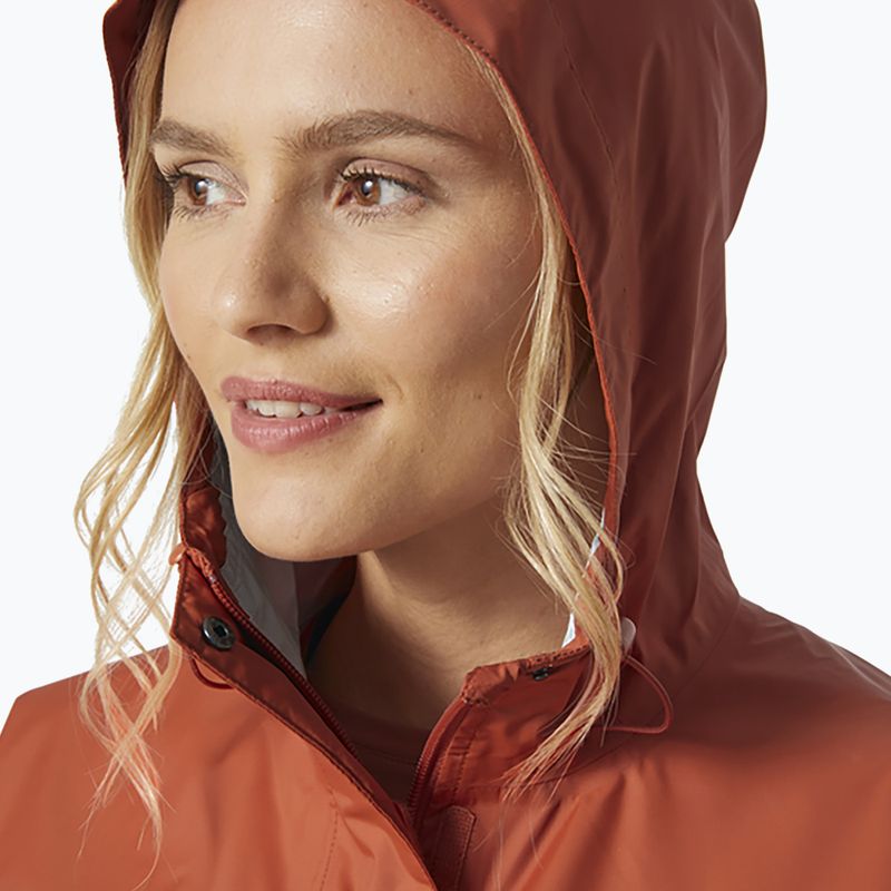 Giacca da pioggia Helly Hansen da donna Loke terracotta 3