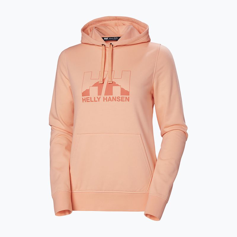 Felpa trekking donna Helly Hansen Nord Graphic Pullover Hoodie quarzo rosa 8