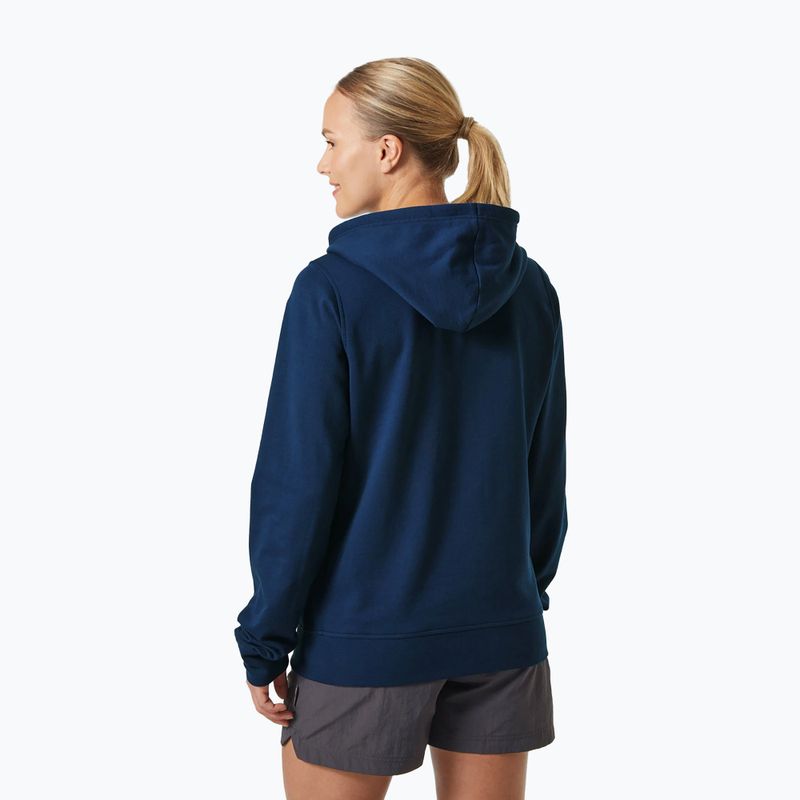 Felpa trekking donna Helly Hansen Nord Graphic Pullover Hoodie oceano 2