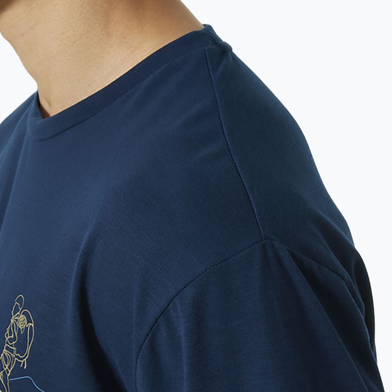Camicia da trekking Helly Hansen Skog Recycled Graphic ocean da uomo 3