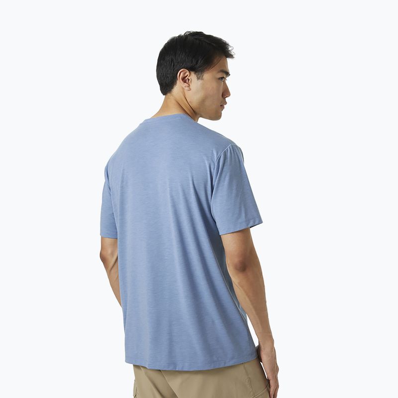 Camicia da trekking Helly Hansen Skog Recycled Graphic azurite melange da uomo 2
