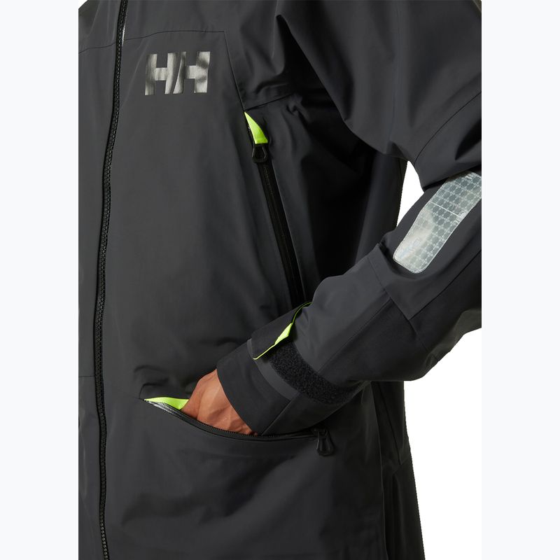 Giacca da vela da uomo Helly Hansen Aegir Race 2.0 ebano 7