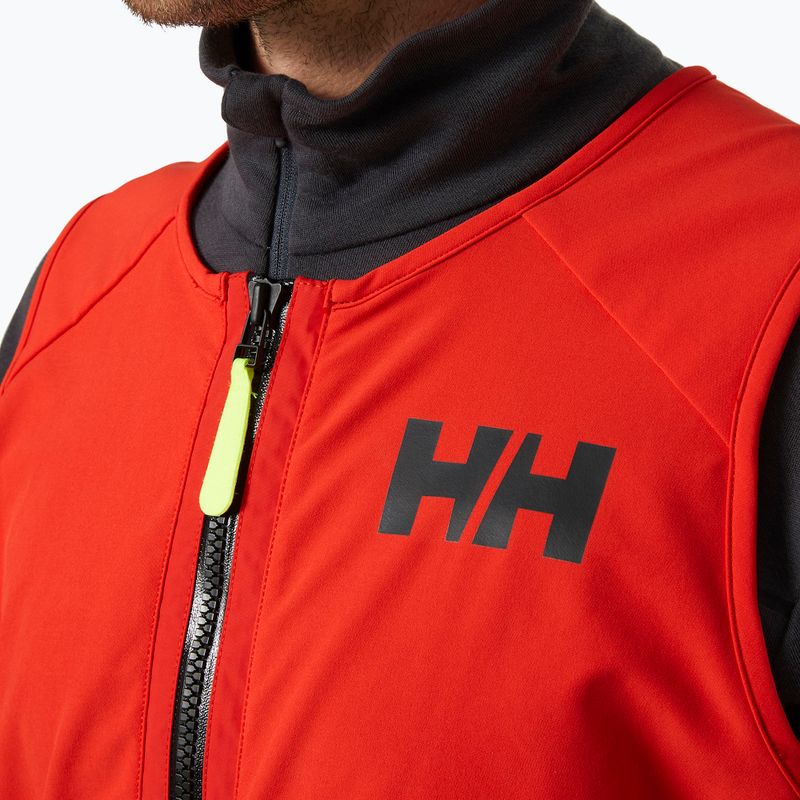 Pantaloni da vela da uomo Helly Hansen Aegir Race Salopette 2.0 alert rosso 3