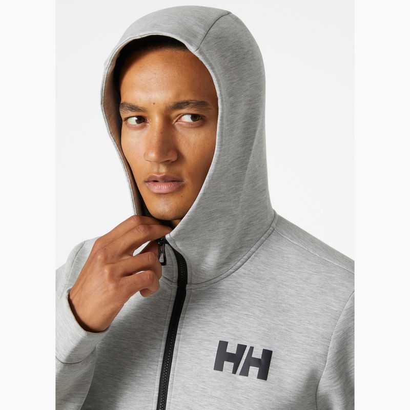 Felpa da vela Helly Hansen HP Ocean 2.0 uomo grigio/melange 3