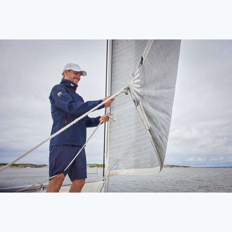 Pantaloncini da uomo Helly Hansen Crewline 2.0 nautical navy 10