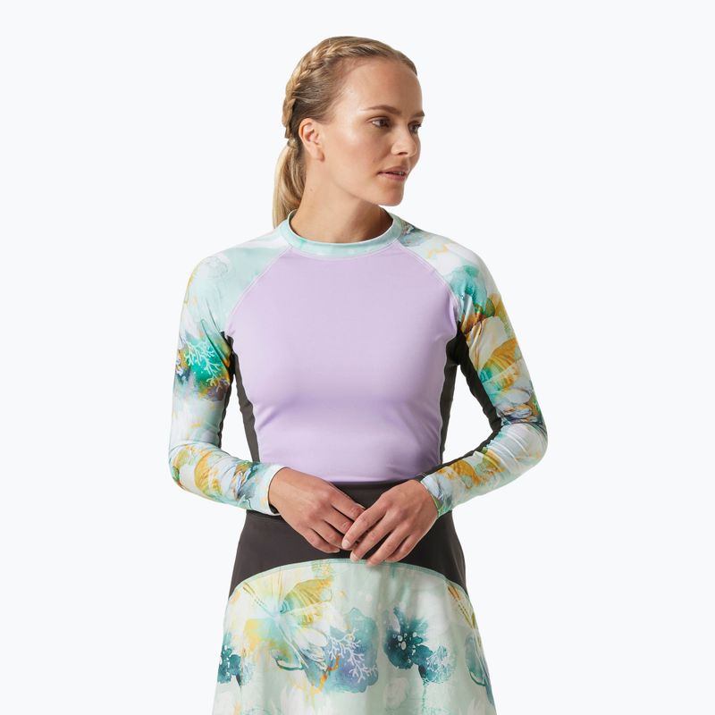 Nuoto donna manica lunga Helly Hansen Waterwear Rashguard jade esra