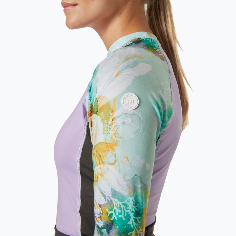 Nuoto donna manica lunga Helly Hansen Waterwear Rashguard jade esra 3