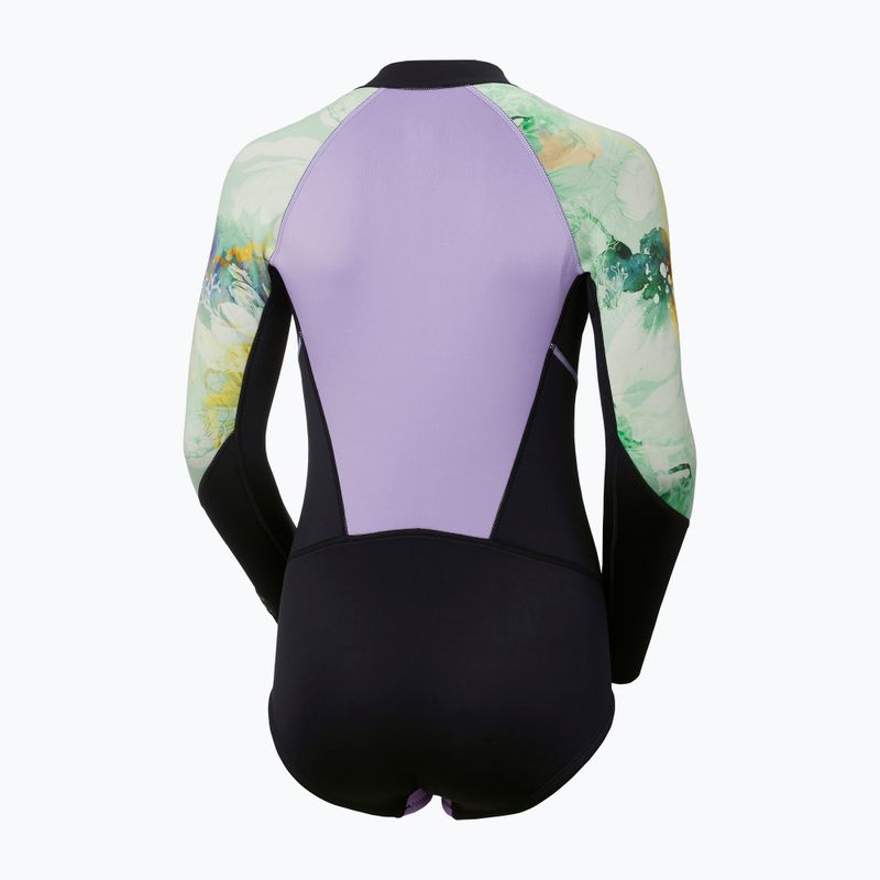 Costume da bagno Helly Hansen Waterwear a manica lunga per la primavera, donna, giada esra 2