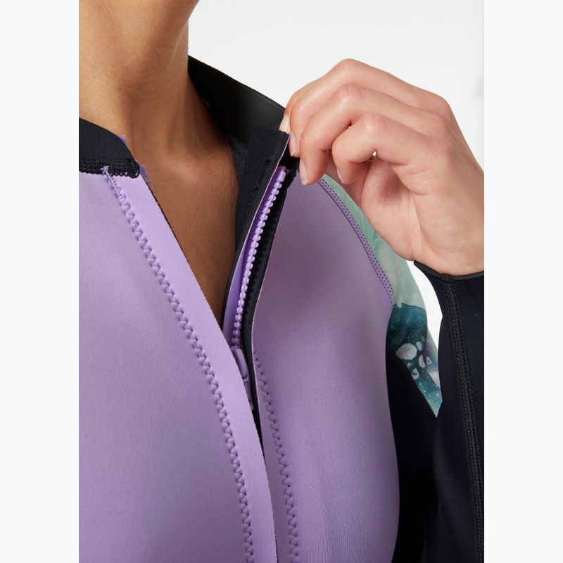 Costume da bagno Helly Hansen Waterwear a manica lunga per la primavera, donna, giada esra 5