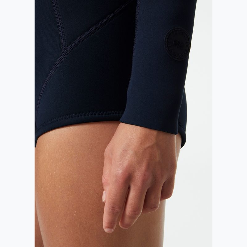 Muta da donna Helly Hansen Waterwear a manica lunga per la primavera, a strisce blu. 6