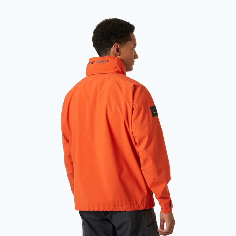 Giacca da vela da uomo Helly Hansen HP Racing Hooded patrol arancione 2