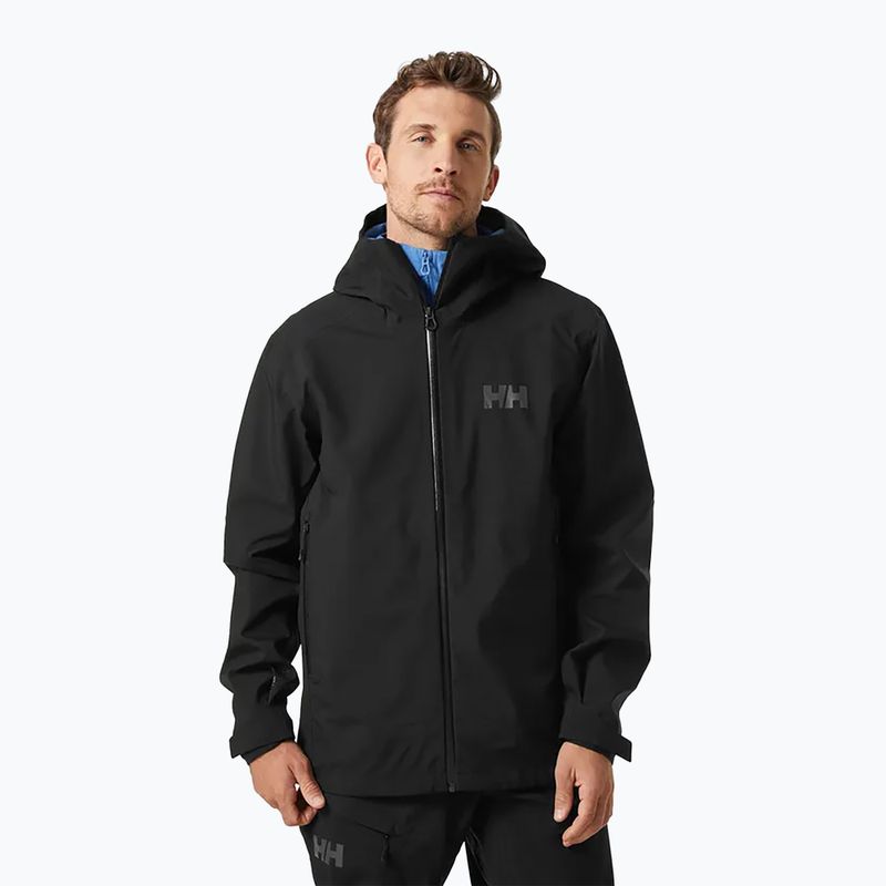 Helly Hansen giacca da pioggia da uomo Verglas 3L nero