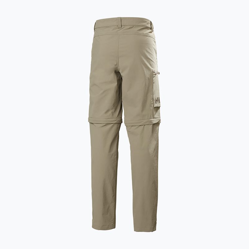 Pantaloni softshell Helly Hansen da uomo Brono Softshell Zip Off pebble 8