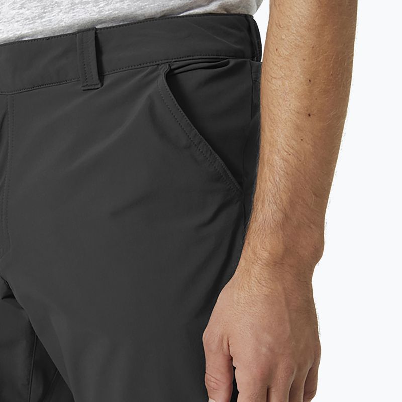 Pantaloni softshell Helly Hansen da uomo Brono Softshell Zip Off ebano 4