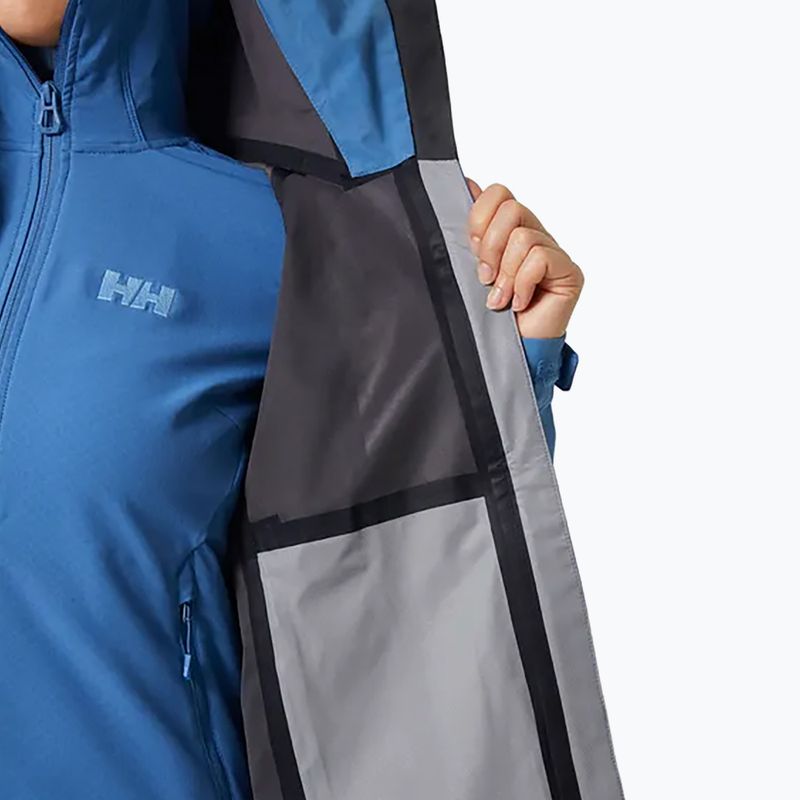 Giacca da pioggia Helly Hansen da donna Verglas 3L azurite 4