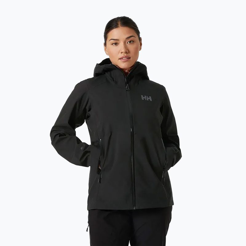 Giacca da pioggia Helly Hansen da donna Verglas 3L nero