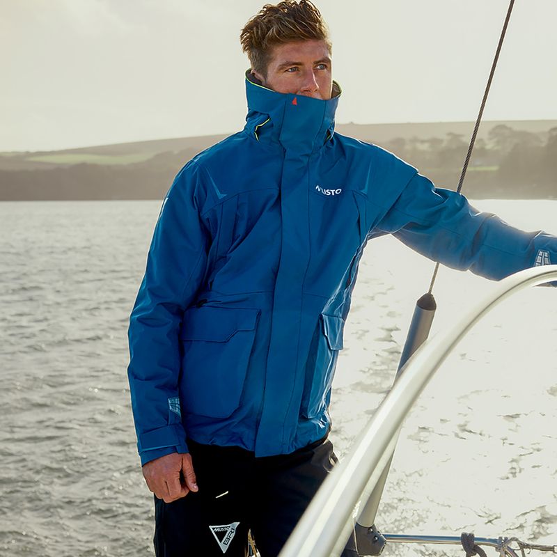 Giacca da vela Musto BR1 Channel blu racer da uomo 8