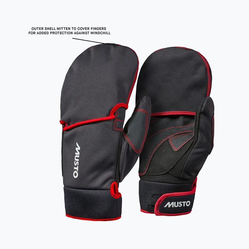 Guanti da vela Musto Performance Winter 2.0 black 2