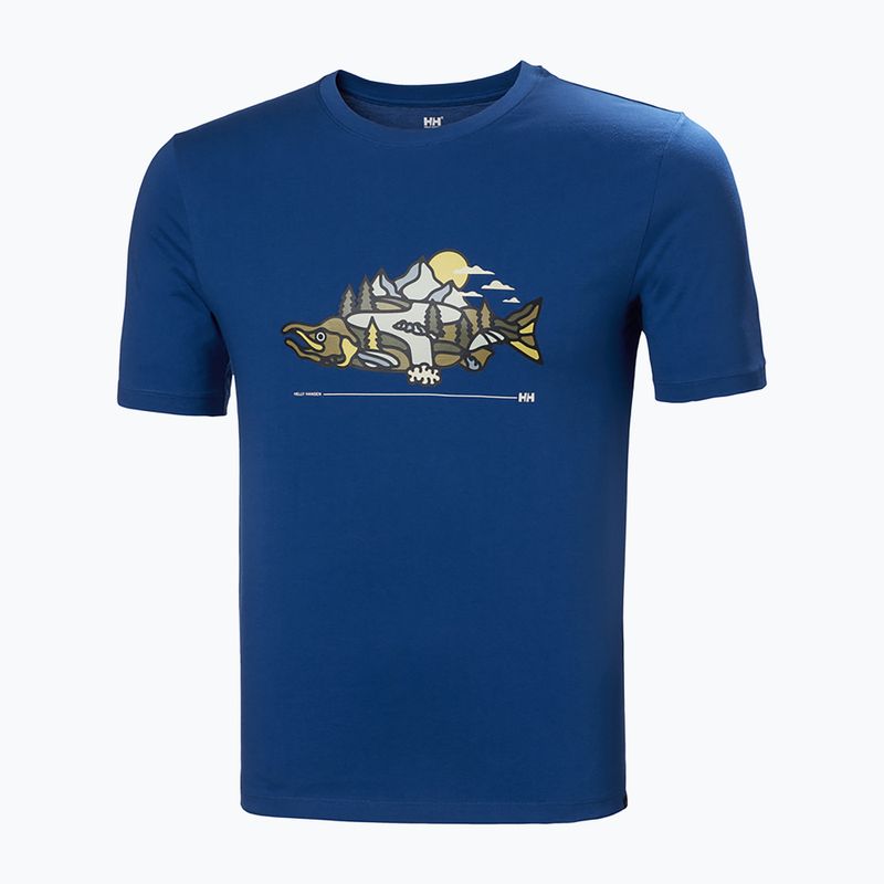 Camicia da trekking Helly Hansen F2F in cotone organico 2.0 deep fjord da uomo 5