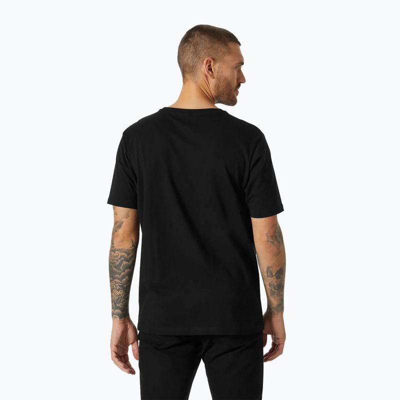 Maglietta Helly Hansen HH Logo uomo nero 2