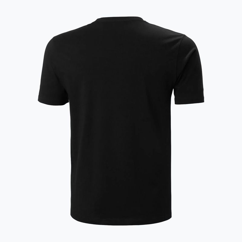 Maglietta Helly Hansen HH Logo uomo nero 5