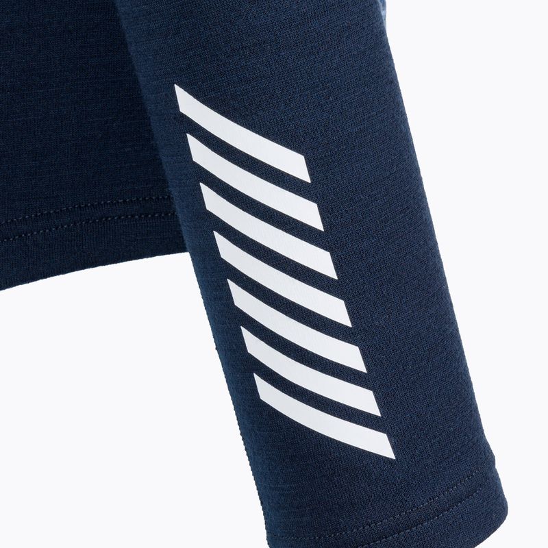 Maglia termica da donna Helly Hansen Lifa Merino Midweight Graphic Crew navy star pixel 7