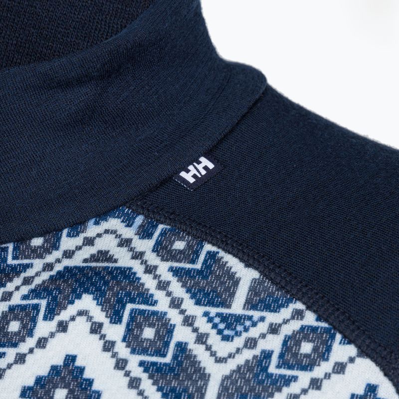 Helly Hansen Lifa Merino Midweight Thermal Longsleeve Donna Gra 1/2 Zip navy star pixel 7