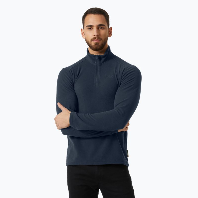 Felpa da trekking Helly Hansen Daybreaker 1/2 Zip uomo navy