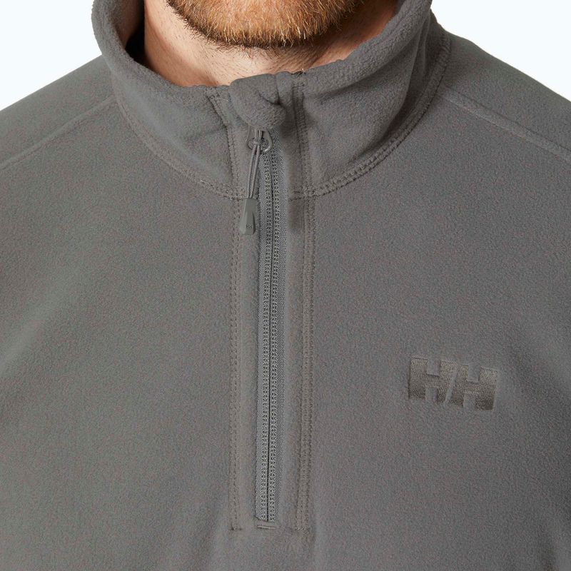 Felpa da trekking Helly Hansen Daybreaker 1/2 Zip in cemento da uomo 3