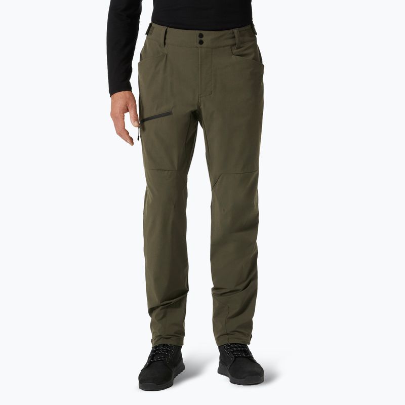 Pantaloni softshell Helly Hansen da uomo Brono Softshell verde utility