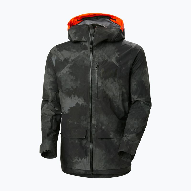 Giacca da sci da uomo Helly Hansen Ridge Infinity Shell nero marmo 7