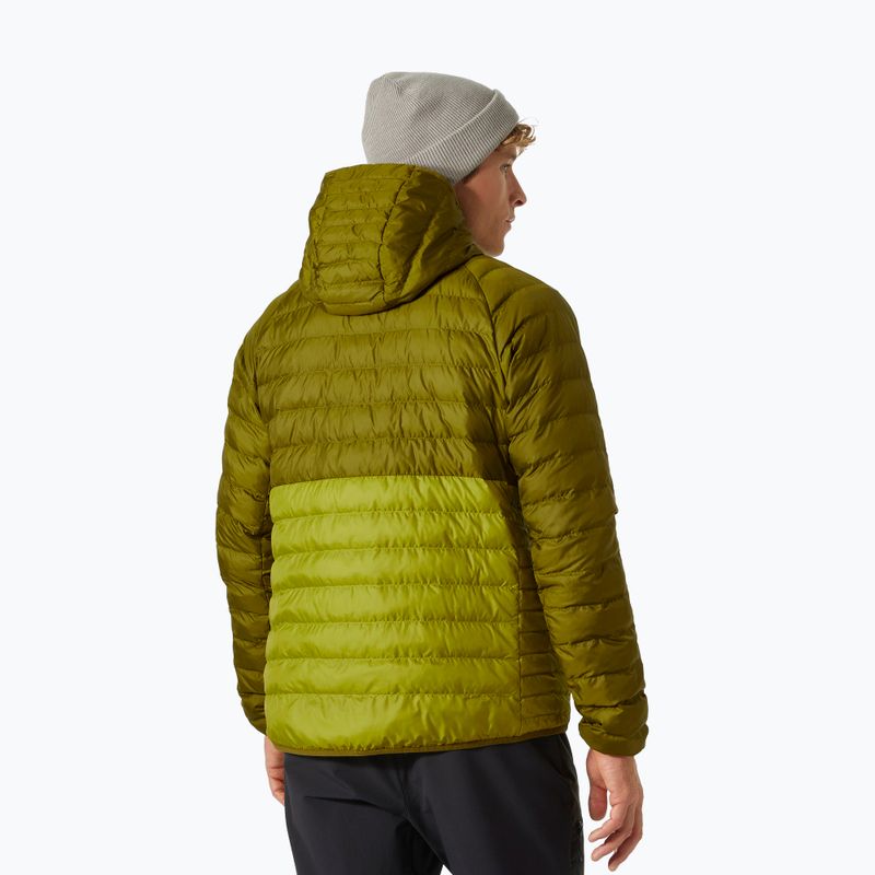 Piumino Helly Hansen Banff Insulator da uomo con cappuccio muschio brillante 2