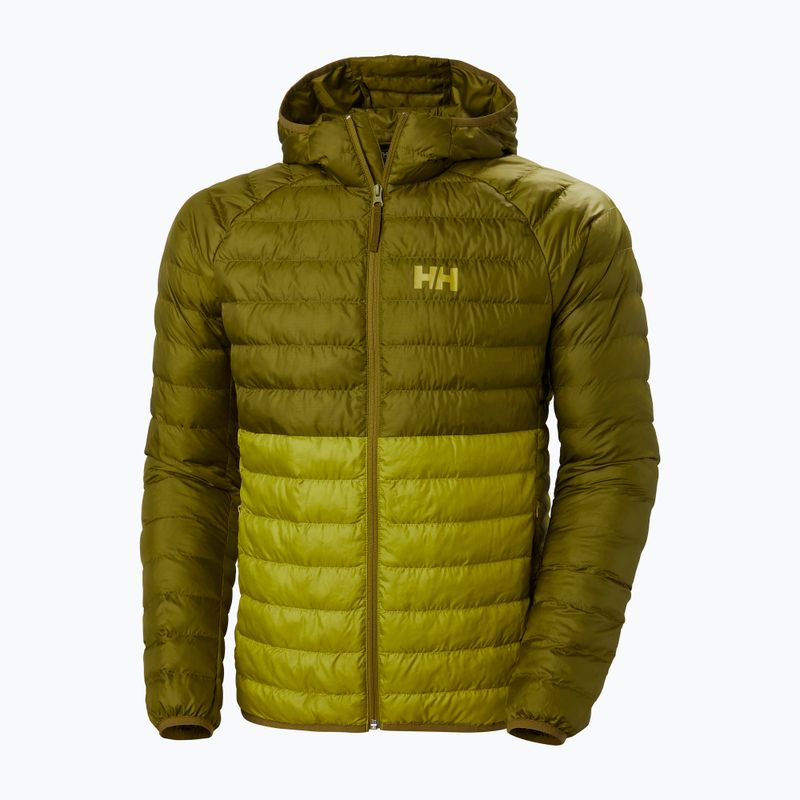 Piumino Helly Hansen Banff Insulator da uomo con cappuccio muschio brillante 11