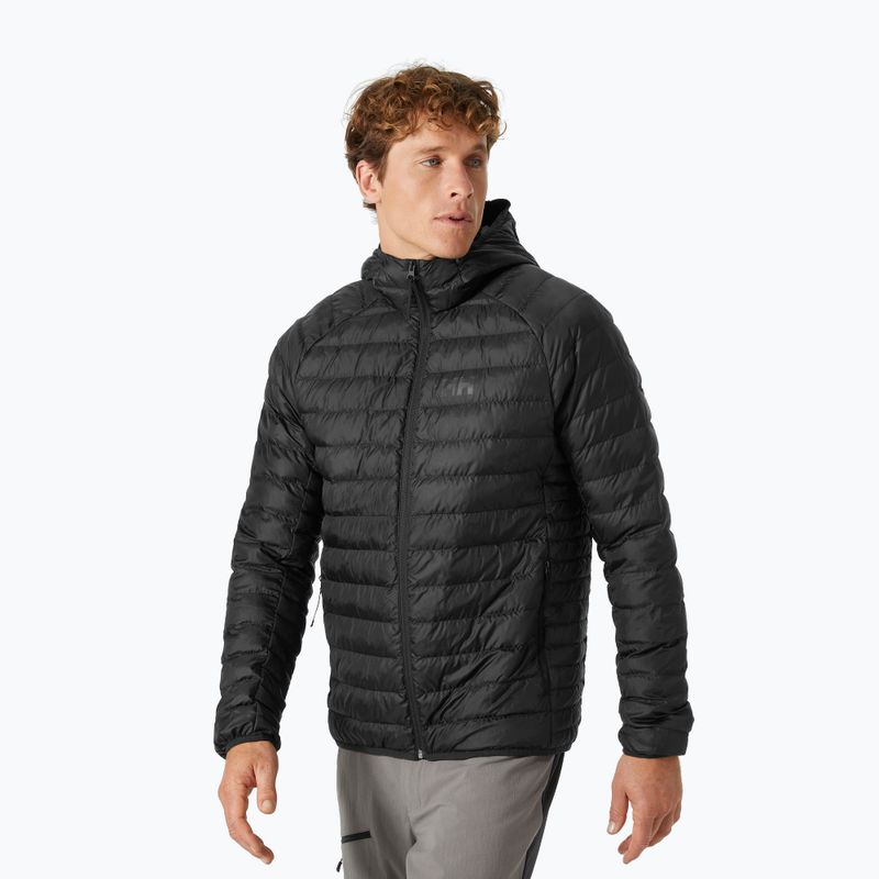 Piumino Helly Hansen Banff da uomo con cappuccio isolante nero