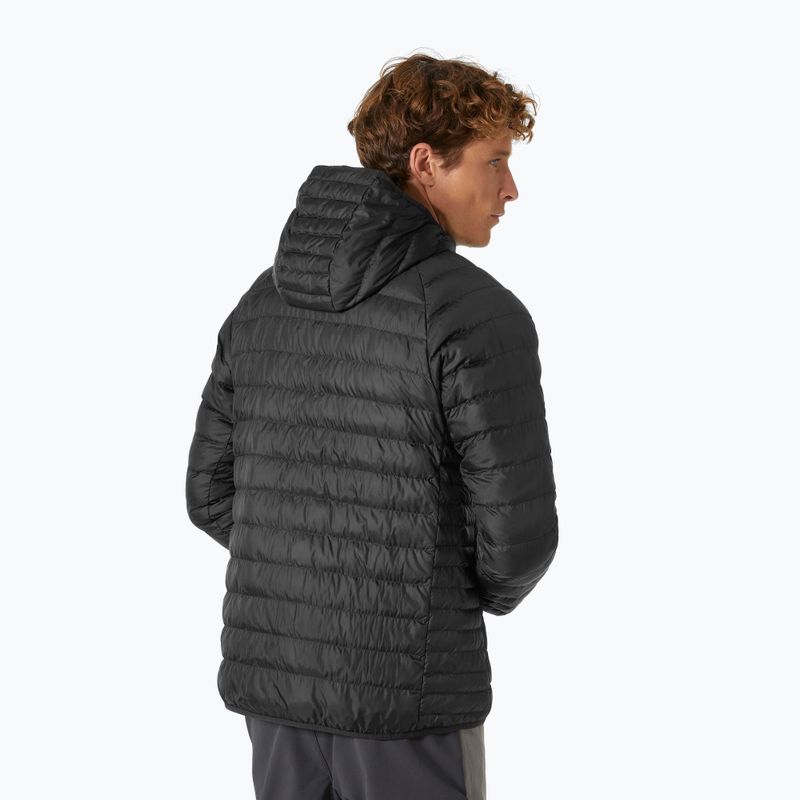 Piumino Helly Hansen Banff da uomo con cappuccio isolante nero 2
