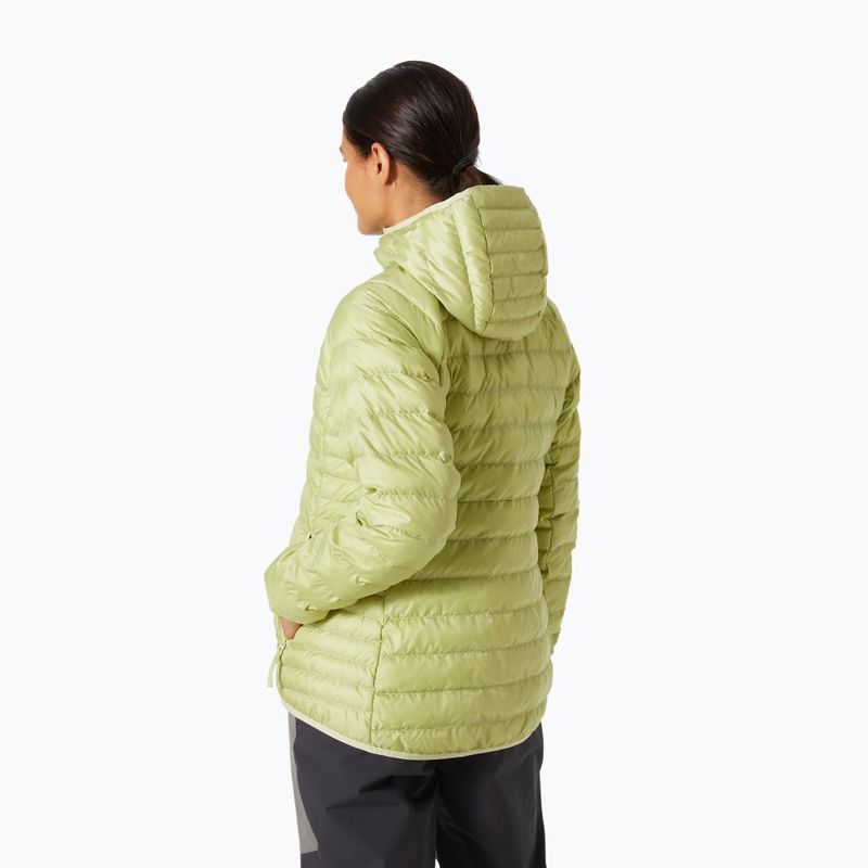 Piumino Helly Hansen Banff Insulator con cappuccio da donna, matcha ghiacciato 2