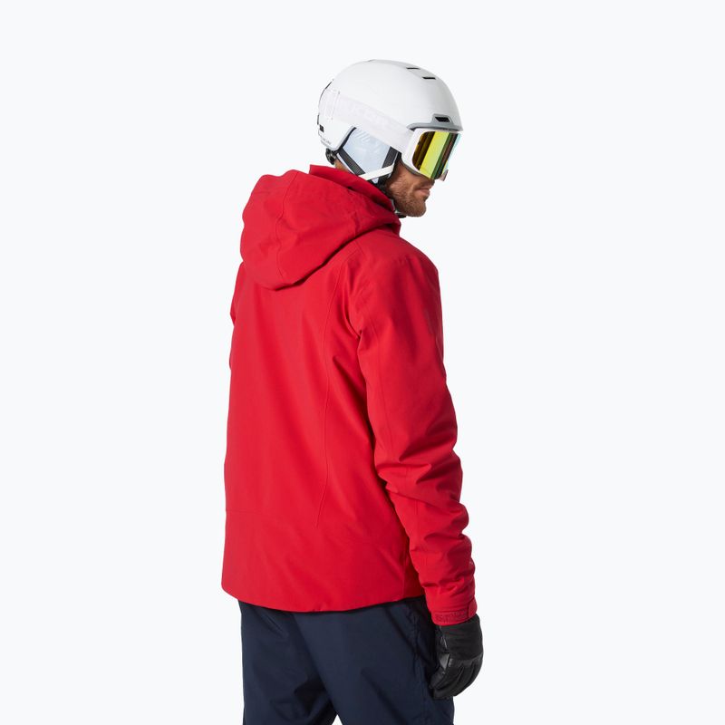 Giacca da sci da uomo Helly Hansen Alpha 4.0 rosso 2