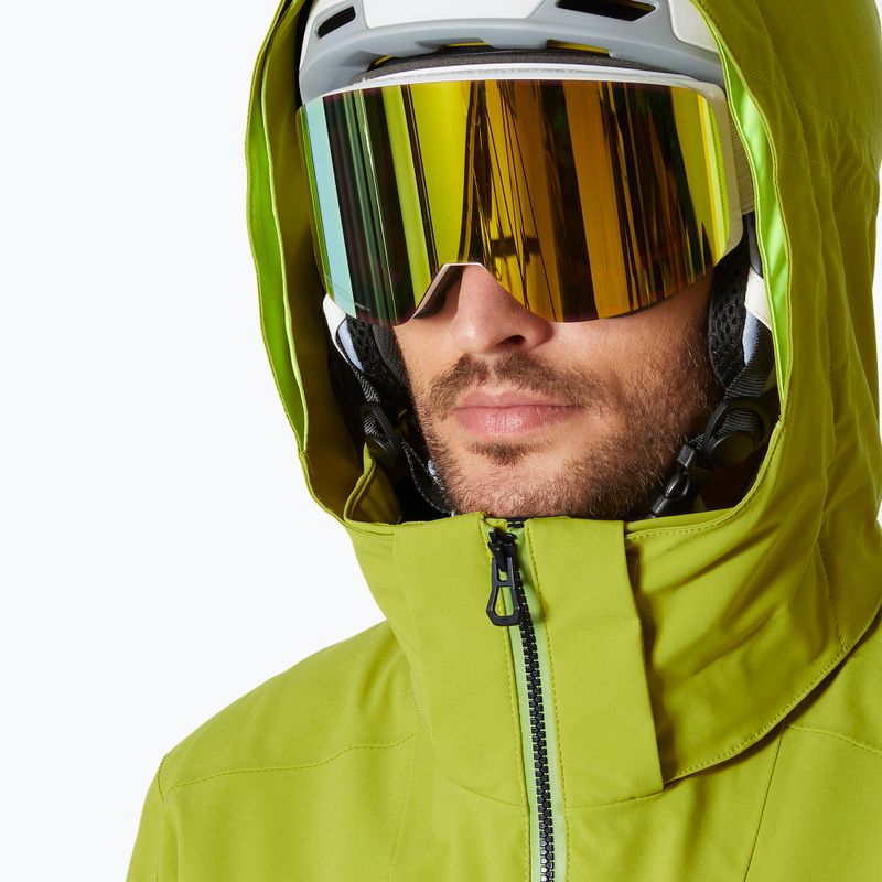 Giacca da sci da uomo Helly Hansen Alpha 4.0 muschio brillante 3