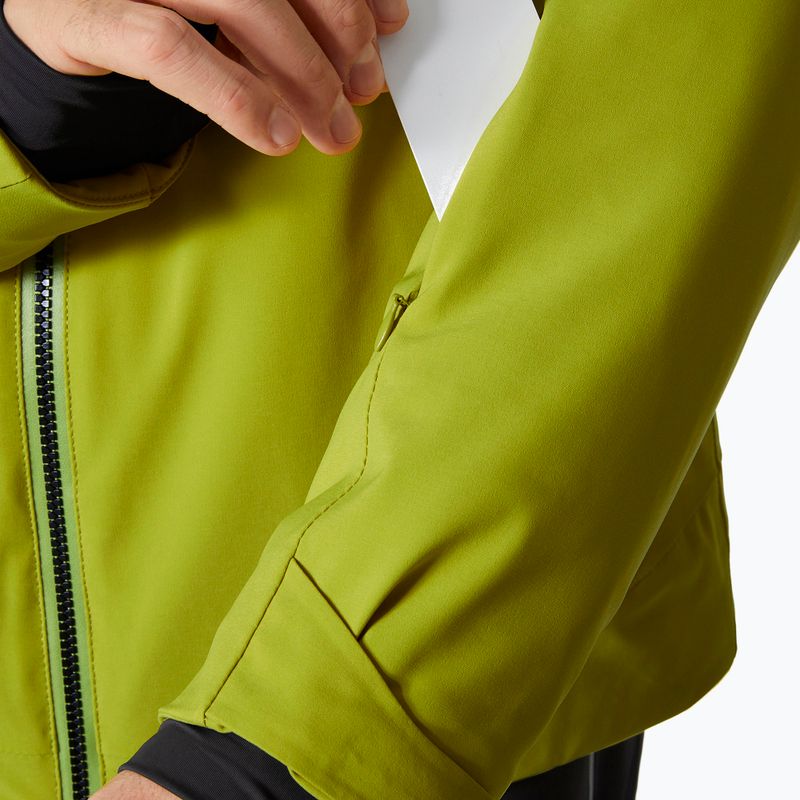 Giacca da sci da uomo Helly Hansen Alpha 4.0 muschio brillante 6