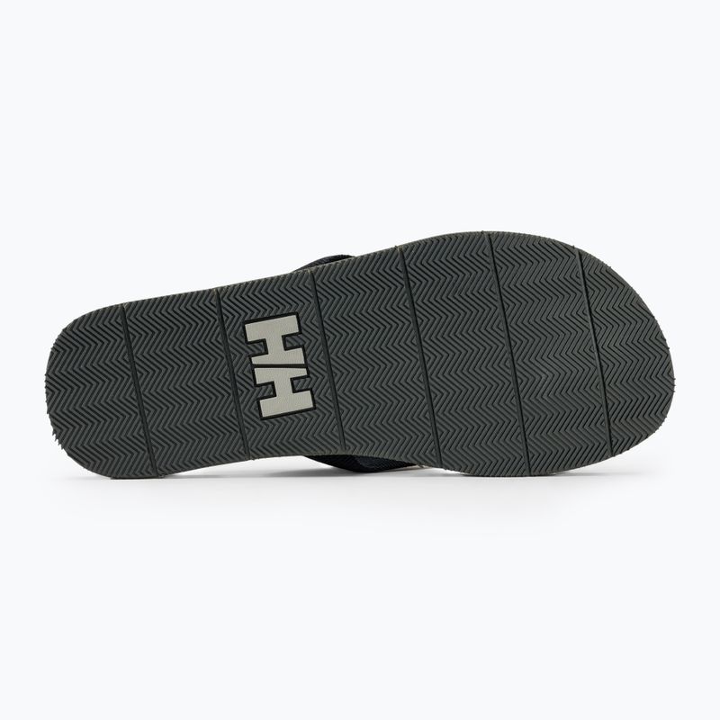 Infradito Helly Hansen Seasand HP 2 da uomo nero/ebano/grigio chiaro 4