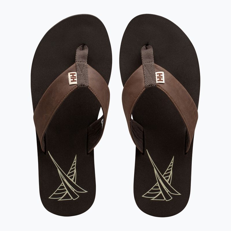 Helly Hansen Seasand 2 Uomo Sandali in pelle espresso / fallen rock / c 5