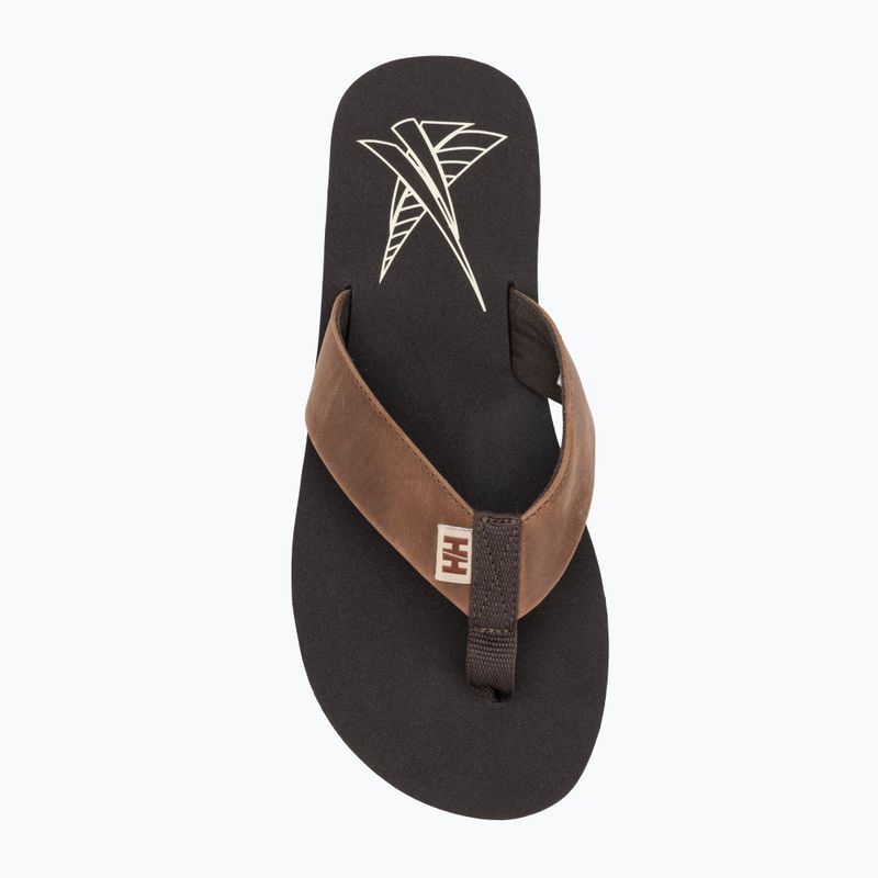 Helly Hansen Seasand 2 Uomo Sandali in pelle espresso / fallen rock / c 5