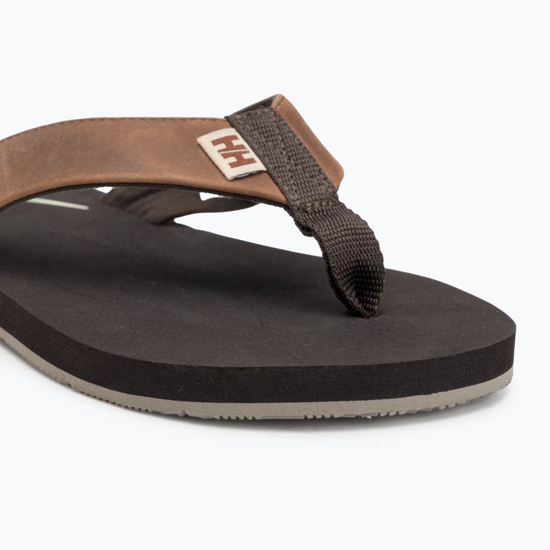 Helly Hansen Seasand 2 Uomo Sandali in pelle espresso / fallen rock / c 7