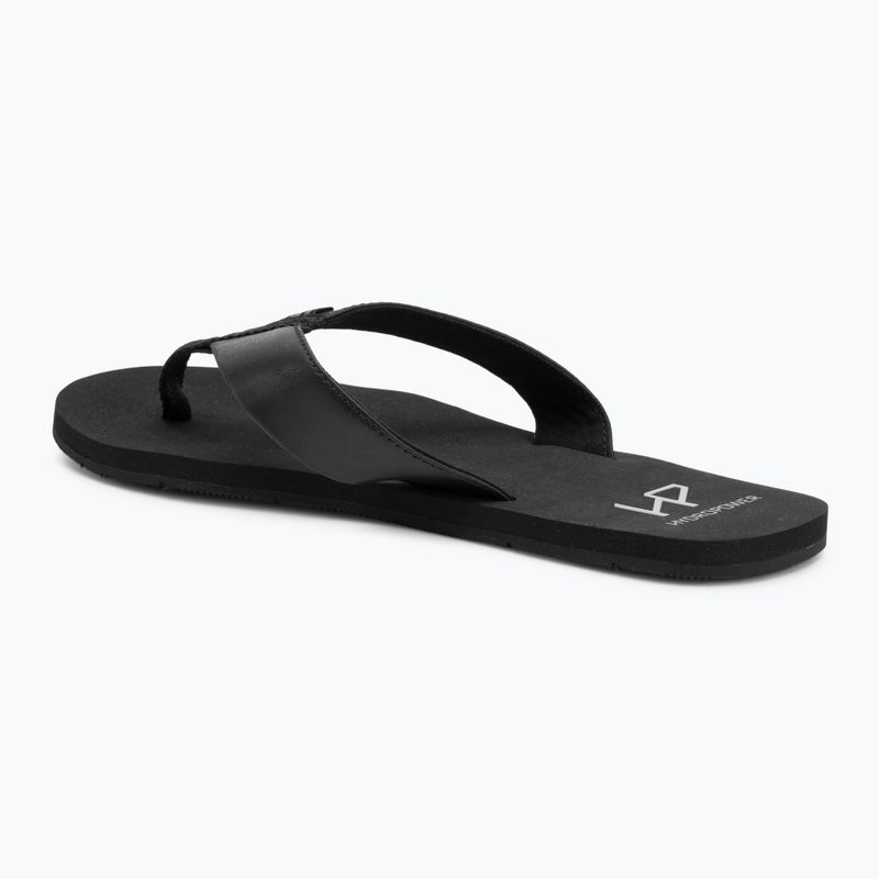 Helly Hansen Seasand 2 Leather Sandals Uomo nero / fallen rock infradito 3
