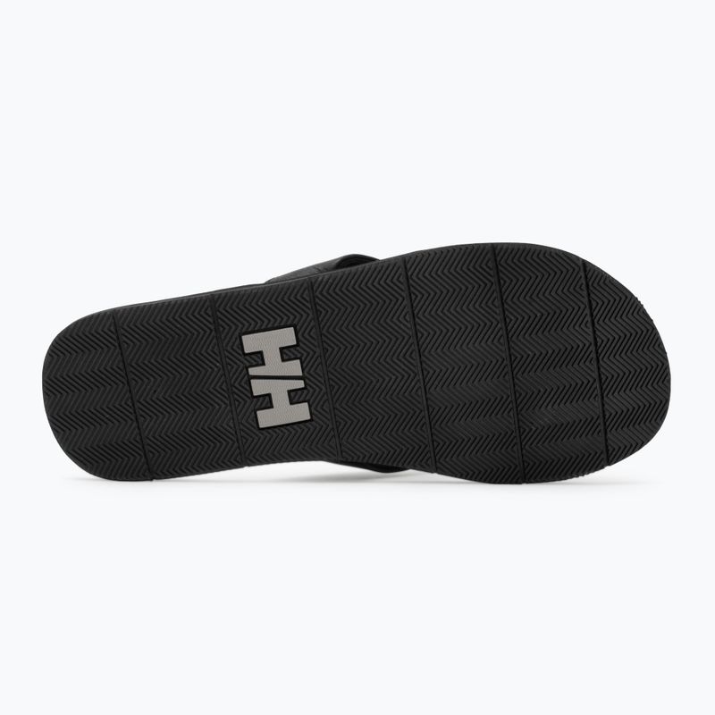 Helly Hansen Seasand 2 Leather Sandals Uomo nero / fallen rock infradito 4