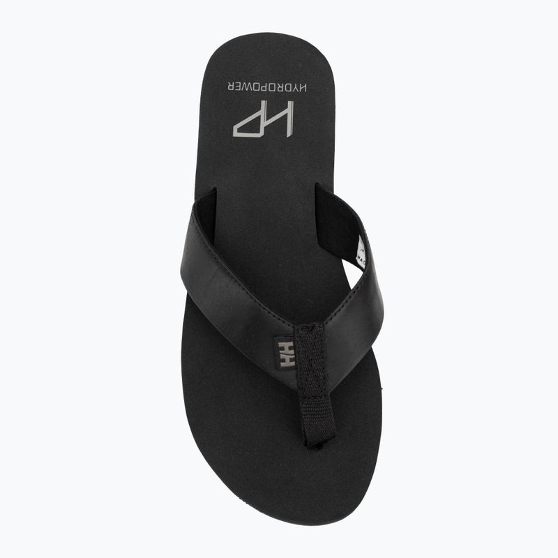 Helly Hansen Seasand 2 Leather Sandals Uomo nero / fallen rock infradito 5